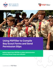 Using PDFfiller to Compile and Send Boy Scout Forms and Permissions