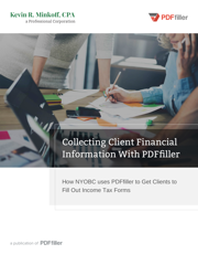 Collecting Client Financial Information with PDFfiller