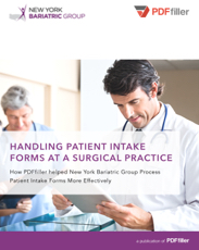 Handling Patient Intake Forms at a Surgical Practice