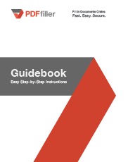 PDFfiller Guidebook
